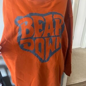 NIP Comfort Colors Rich Orange sweatshirt 2XL Chicago Bears “Bear Down” 🐻